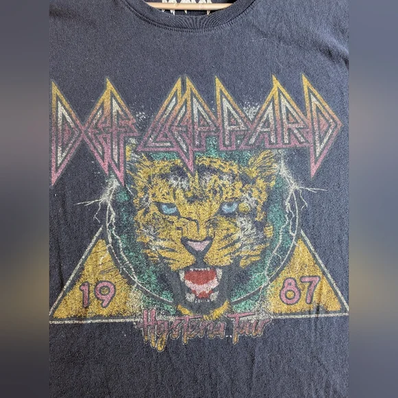Def Leppard Graphic Tee - Navy - Picture 3 of 5